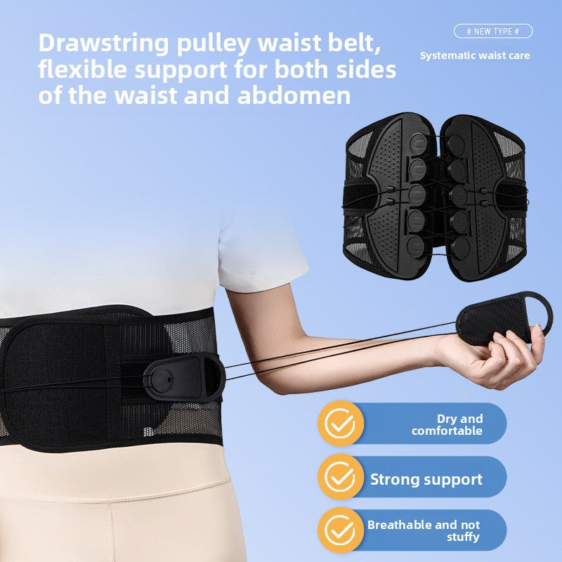 Support Belt with Pulley System